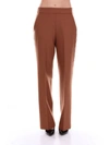 VIA MASINI 80 VIA MASINI 80 WOMEN'S BROWN POLYESTER PANTS,A18M624NBROWN 42