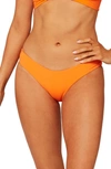 L*space Sandy Classic Bikini Bottoms In Tangerine