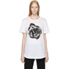 ANN DEMEULEMEESTER ANN DEMEULEMEESTER WHITE FLOWER PRINT T-SHIRT