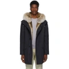 YVES SALOMON YVES SALOMON - ARMY NAVY DOWN FUR-LINED PARKA