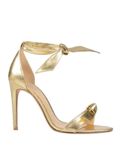 Alexandre Birman Sandals In Gold