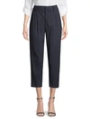 VINCE HIGH-WAIST CROPPED PANTS,0400011548200