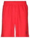 Ea7 Man Shorts & Bermuda Shorts Red Size L Cotton