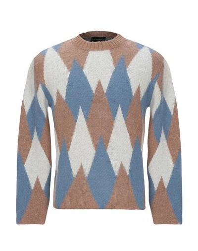 Emporio Armani Sweaters In Beige