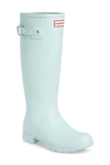 Hunter Tour Packable Waterproof Rain Boot In Aqua Foam