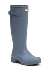 Hunter Tour Packable Waterproof Rain Boot In Gull Grey