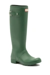 Hunter Tour Packable Waterproof Rain Boot In Hunt Green