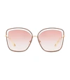 CHLOÉ POPPY CAT EYE SUNGLASSES,14825753