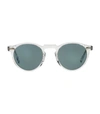 OLIVER PEOPLES GREGORY PECK ROUND SUNGLASSES,14908164