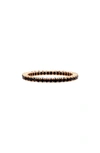 Sethi Couture Prong Set Diamond Eternity Band In Rose Gold/ Black Diamond