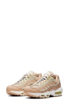 Nike Air Max 95 Running Shoe In Bio Beige/ Green/ Desert Sand