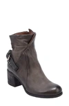 As98 Baird Studded Strap Boot In Smoke Leather