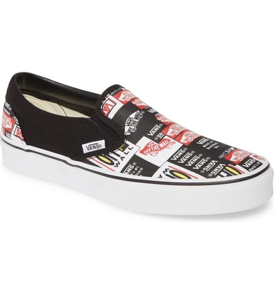 Vans Classic Slip-on In Black/ True White