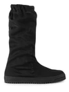 Off-white Neotulle Covered Sneaker Boots In Black White