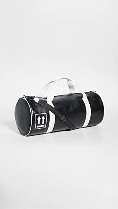 Off-white Duffel Bag In Black/white