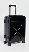 Off-white Arrow Trolley Carry-on Suitcase In Black