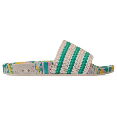 Adidas Originals Adidas Men's X Arizona Iced Tea Adilette Slide Sandals In White