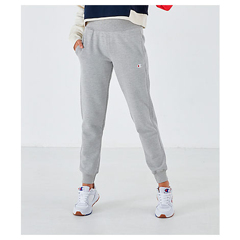 grey sweatpants champion