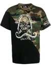 Haculla Stitched Panel T-shirt In Black