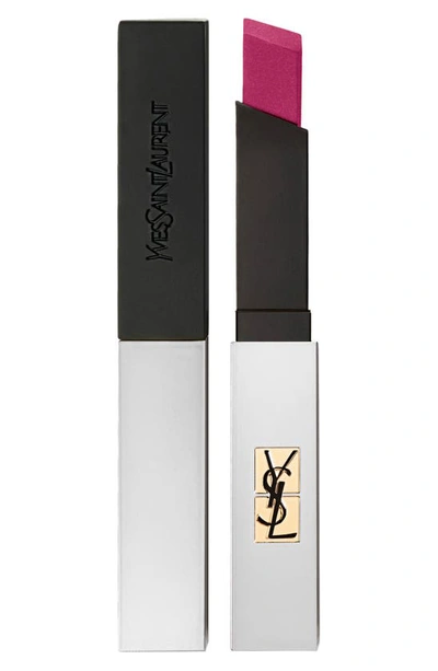 Saint Laurent Rouge Pur Couture The Slim Sheer Matte Lipstick In 110 Berry Exposed