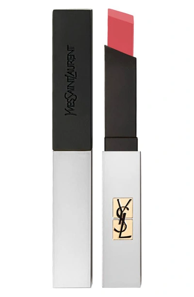 Saint Laurent Rouge Pur Couture The Slim Sheer Matte Lipstick In 112 Raw Rosewood