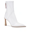 FENDI Neoprene Ankle Boots White,8T6983 A8T9
