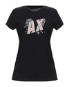 Armani Exchange T-shirts In Black