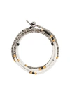 M COHEN DISC BEADED BRACELET