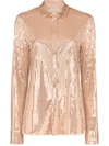 BOTTEGA VENETA EMBELLISHED BUTTON-DOWN SHIRT