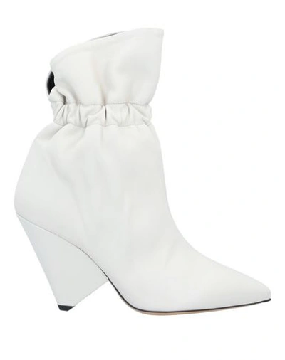 Isabel Marant Ankle Boot In Ivory
