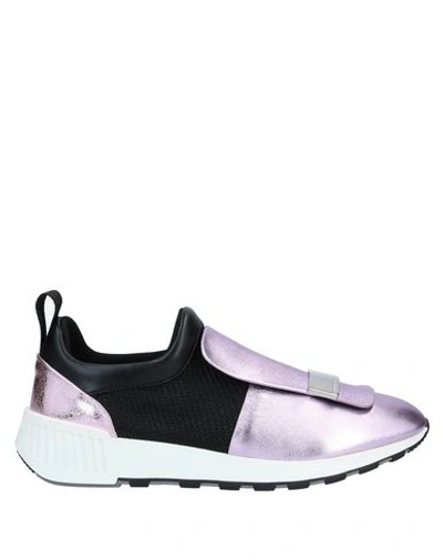Sergio Rossi Sneakers In Lilac