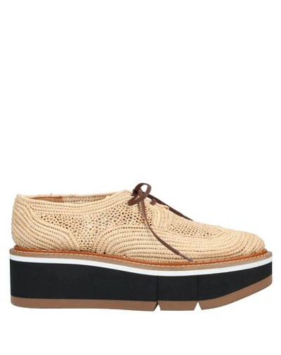 Clergerie Lace-up Shoes In Beige
