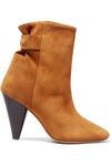 ISABEL MARANT LYSTAL SUEDE ANKLE BOOTS