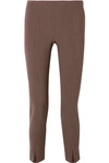 THE ROW SOROCCO CROPPED STRETCH-WOOL SKINNY PANTS