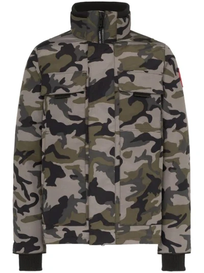 Canada Goose Forester Camouflage-print Padded Jacket In Grey