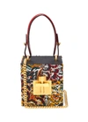 OSCAR DE LA RENTA 'Alibi Cube' embroidered box bag