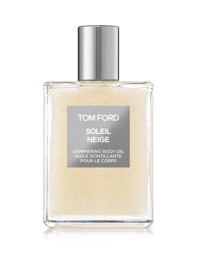 Tom Ford Private Blend Soleil Neige Sheer Body Oil 100ml In Platinum