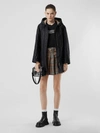 BURBERRY Diamond Quilted Cotton Hooded Coat