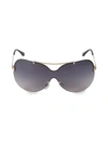 TOM FORD 70MM Shield Sunglasses