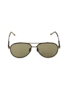 BOTTEGA VENETA 54MM Bronze Aviator Sunglasses,0400011586917