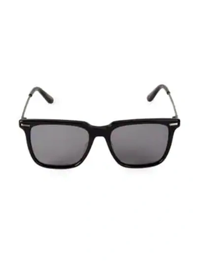 Bottega Veneta 53mm Oversized Square Sunglasses In Black