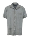 Massimo Alba Solid Color Shirt In Grey