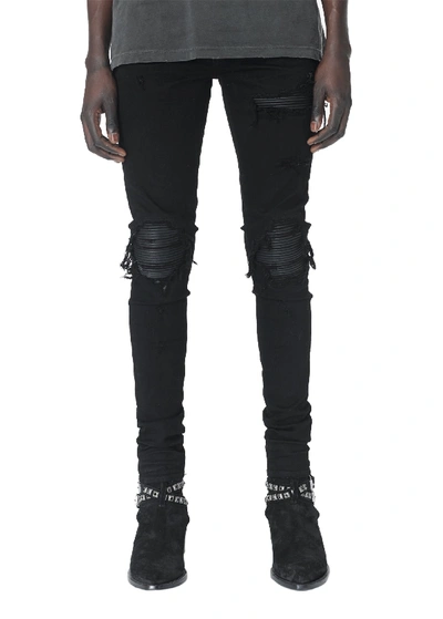 Amiri Mx1 Skinny Jeans In Black Black