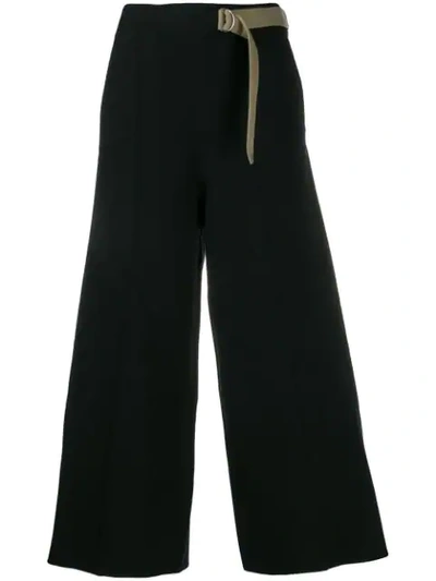 Falke Technical Viscose Blend Trousers In Black