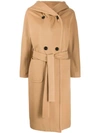 PALTÒ HOODED DOUBLE BREASTED COAT
