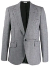 ALEXANDER MCQUEEN HYBRID CHECK BLAZER