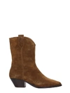 ASH FOXY TEXAN ANKLE BOOTS IN LEATHER COLOR SUEDE,11065098