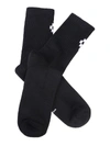 MARCELO BURLON COUNTY OF MILAN TERRY-CLOTH SOCKS WITH LOGO,11065013