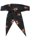 ANN DEMEULEMEESTER FLORAL EMBROIDERED BANDANNA