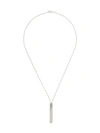 MAISON MARGIELA NUMBER-EMBOSSED PENDANT NECKLACE